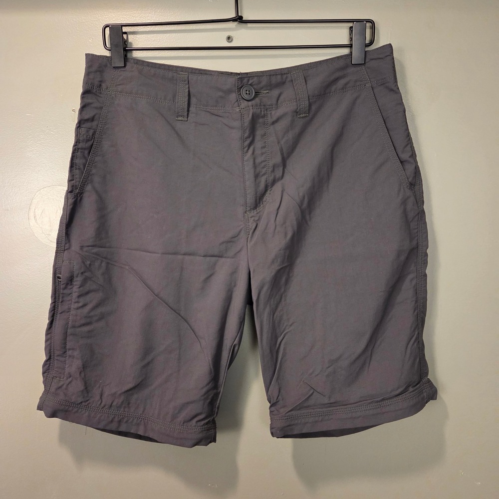 Mountain Hardware Men's Convertible Shorts 10" Inseam Hiking, Size 32, Dark Gray
